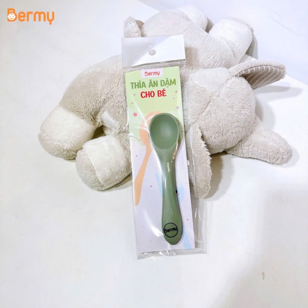Thìa mềm ăn dặm cho bé Bermy (màu ngẫu nhiên)