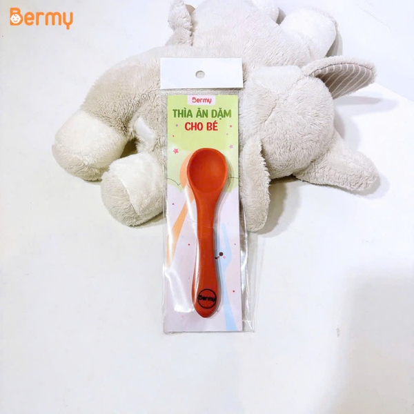 Thìa mềm ăn dặm cho bé Bermy (màu ngẫu nhiên)