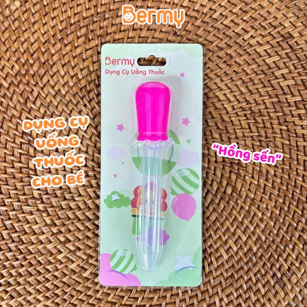 Dụng cụ uống thuốc bóp tay Bermy (màu ngẫu nhiên)