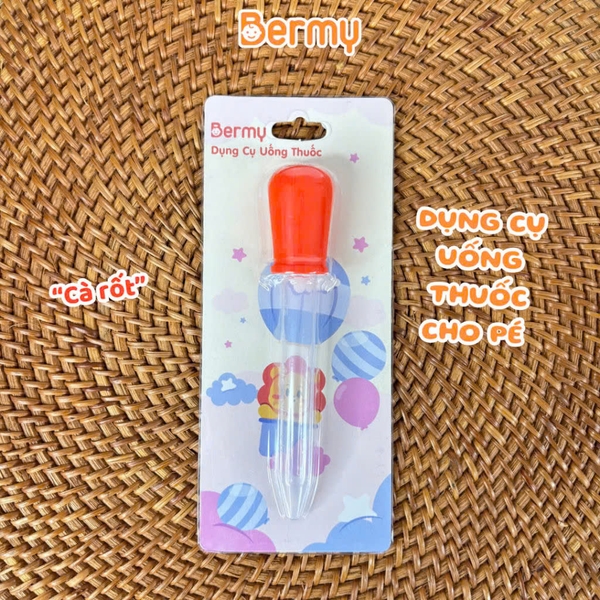 Dụng cụ uống thuốc bóp tay Bermy (màu ngẫu nhiên)