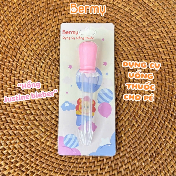 Dụng cụ uống thuốc bóp tay Bermy (màu ngẫu nhiên)