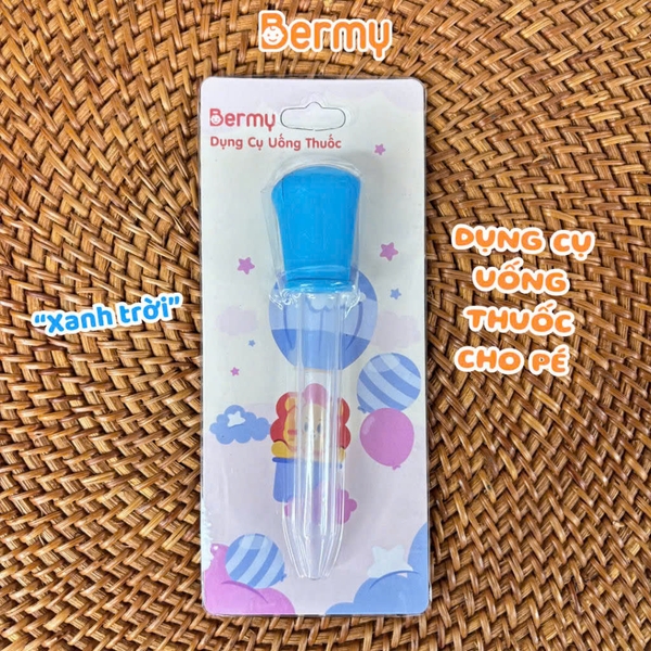 Dụng cụ uống thuốc bóp tay Bermy (màu ngẫu nhiên)