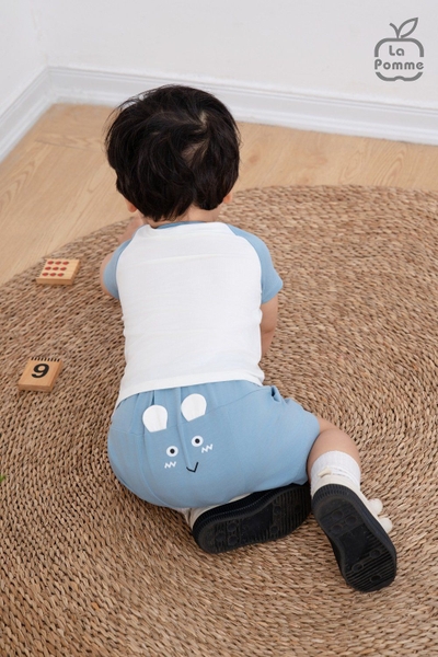 Bộ cộc tay La Pomme Vườn nhỏ thân yêu