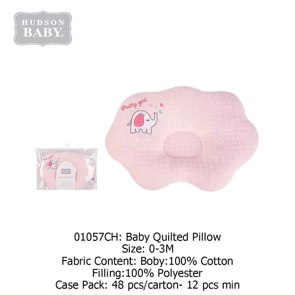 Gối lõm bông cao cấp cho bé Hudson 21x30x3cm màu ngẫu nhiên