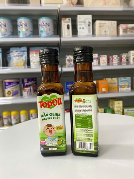 Dầu Olive nguyên chất Topoil 100ml