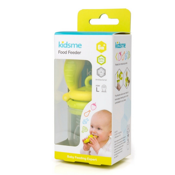 Túi nhai chống hóc Kidsme 160337 size L Màu Chanh (6M+)