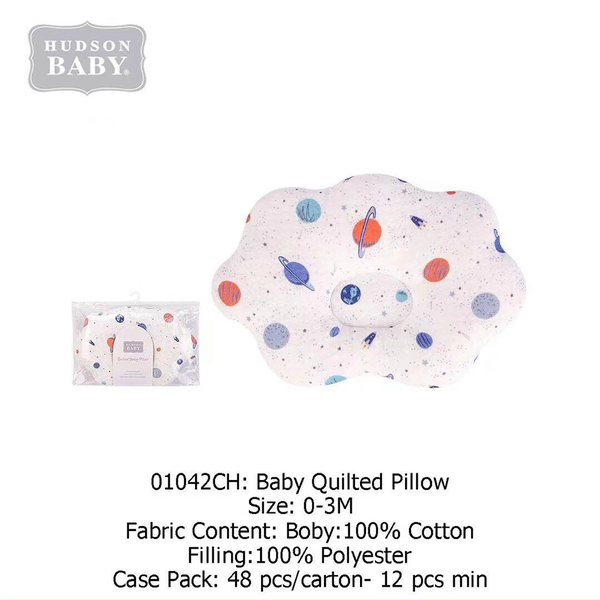Gối lõm bông cao cấp cho bé Hudson 21x30x3cm màu ngẫu nhiên