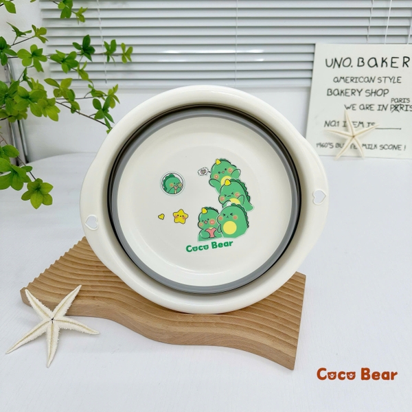 Chậu rửa gấp gọn Cocobear (màu ngẫu nhiên)