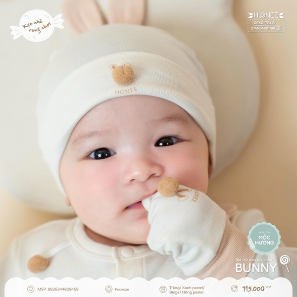 Set mũ BTC Bunny Honee 9458