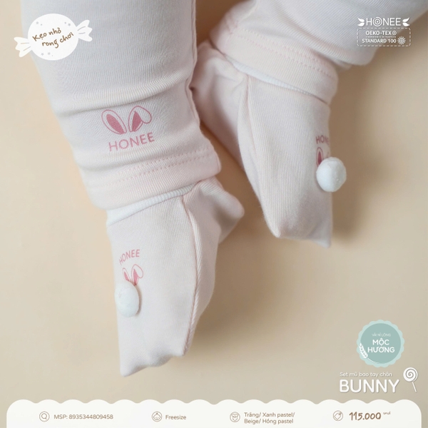 Set mũ BTC Bunny Honee 9458