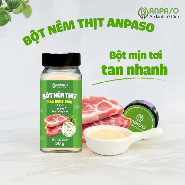 Bột Nêm Thịt Heo Rong Biển 50g (6M+)