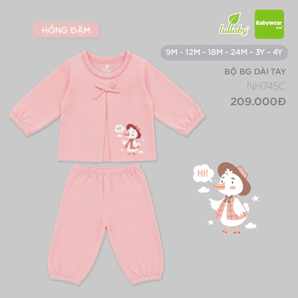 Bộ BG dài tay NH745C Lullaby
