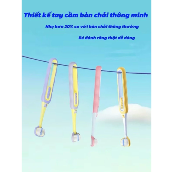Set 2 bàn chải lông tơ 3 mặt siêu mềm Dr.Baek Hàn Quốc