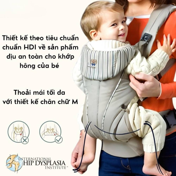 Địu Trợ Lực Omni 360 Molli 4 Tư Thế Cho Bé 3 Đến 18 Tháng Tuổi MOL3005 (màu ngẫu nhiên)
