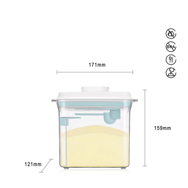 Hộp trữ sữa bột chân không Ankou 1700ml