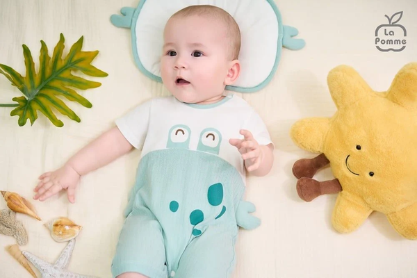 Body cộc tay La Pomme Chú cua phối màu