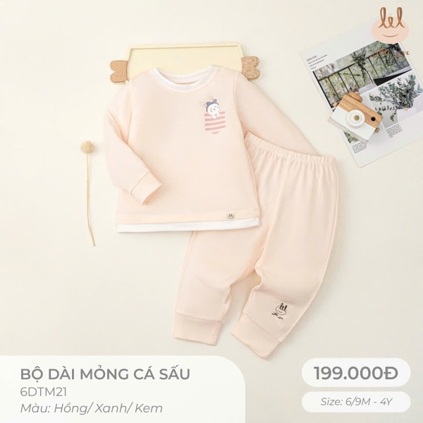 Bộ dài mỏng cá sấu Little Love