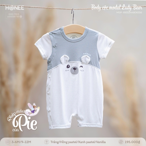 (C2.5) Bộ cộc tay Modal Lazy Bear 6556 Honee