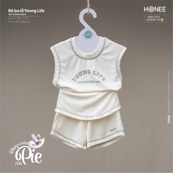 (C8) Bộ ba lỗ Young Life Honee 6518