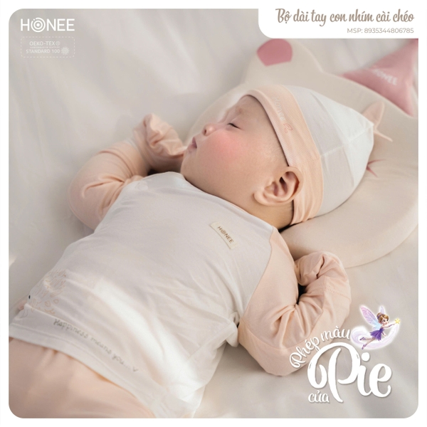 (C1.5) Bộ dài tay con nhím cài chéo 6785 Honee