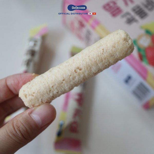 Bánh cuộn ngũ cốc vị dâu tây BeBecook 40g (15M+)