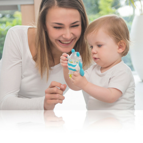 Đồ chơi cắn răng lục lạc con ong Kidsme 9587 (3M+)