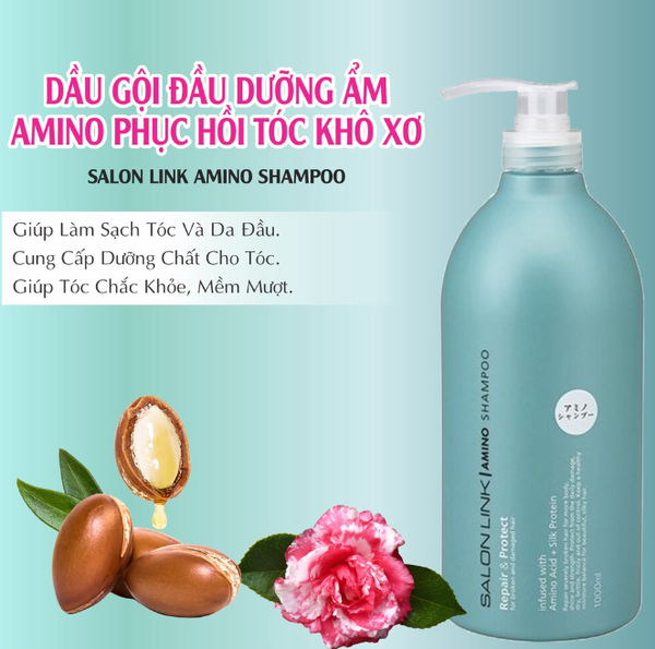 Dầu gội đầu Salon Link Amino Extra 1000ml