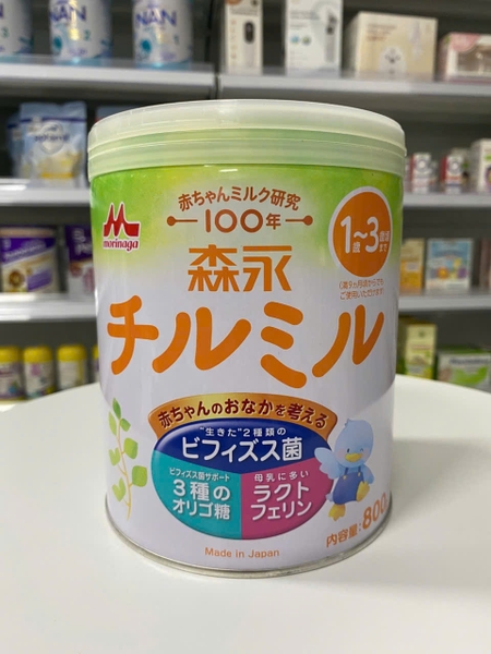 Sữa Morinaga số 9 800g nội địa Nhật cho bé 1Y-3Y (mẫu mới)