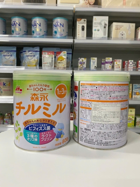 Sữa Morinaga số 9 800g nội địa Nhật cho bé 1Y-3Y (mẫu mới)