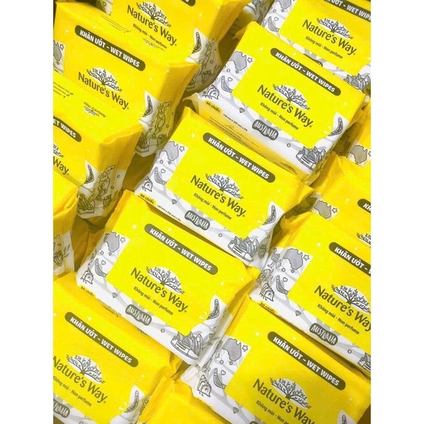 Khăn Ướt Nature's Way Không Mùi - Gói 30 Tờ