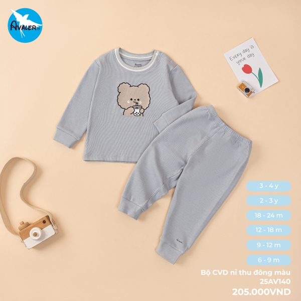 Bộ CVD nỉ thu đông màu Avaler 25AV140