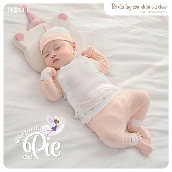 (C1.5) Bộ dài tay con nhím cài chéo 6785 Honee