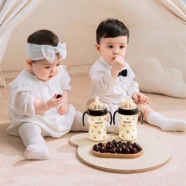 Bình sữa Kamidi PPSU họa tiết cherry 300ml