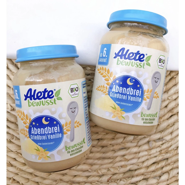 Hũ ăn dặm dinh dưỡng Alete Đức vị Bánh Quy 190g cho bé trên 6 tháng