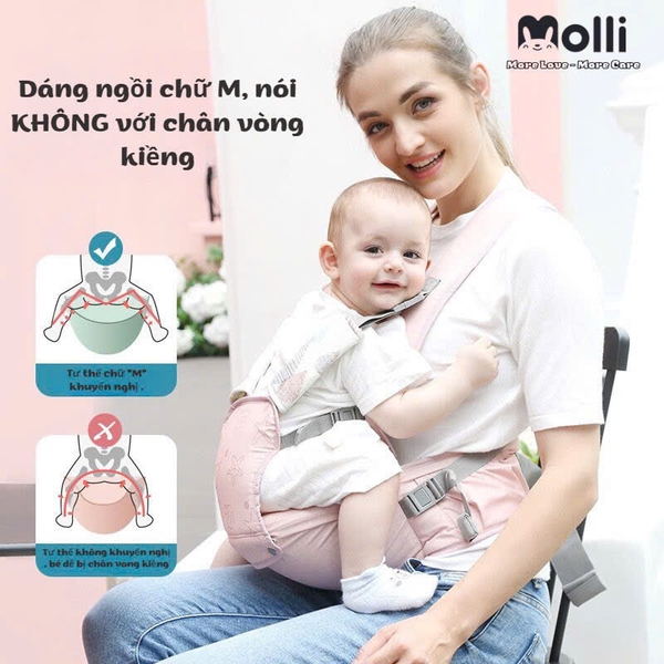 Địu ngồi cho bé Molli – MOL 3003