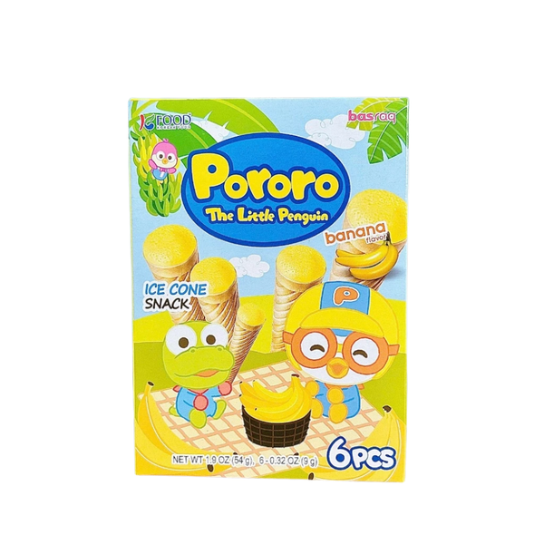 Bánh kem ốc quế Pororo vị chuối 54g (1Y+)