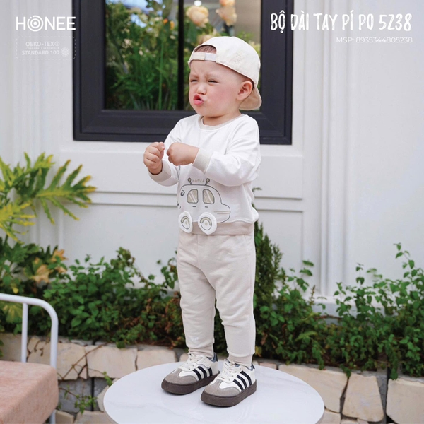 ('C3) Bộ dài tay pí po 5238 Honee