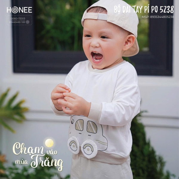 ('C3) Bộ dài tay pí po 5238 Honee