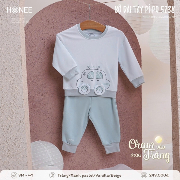 ('C3) Bộ dài tay pí po 5238 Honee