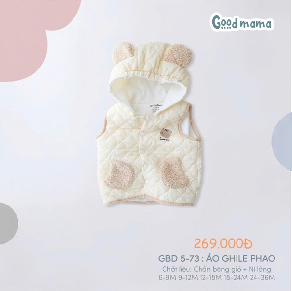 ('C4-DHV) Áo ghile phao Goodmama GBD 5-73