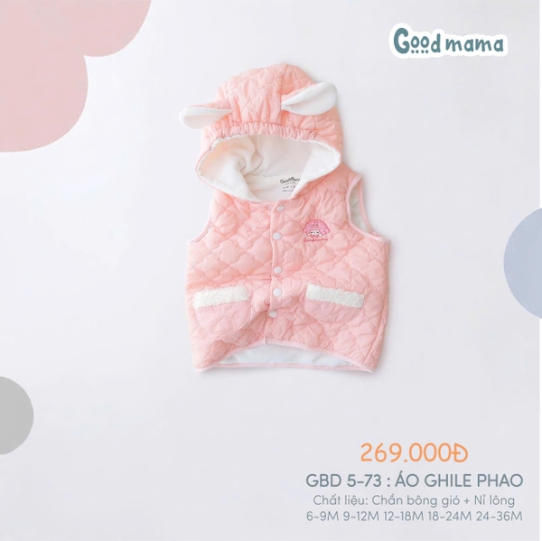 ('C4-DHV) Áo ghile phao Goodmama GBD 5-73
