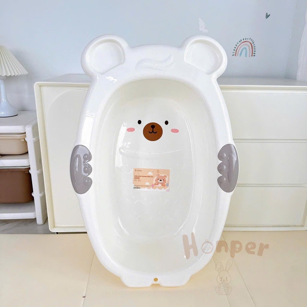 Chậu tắm Honper HP131 hình gấu (86 x 58 x cao 21cm)