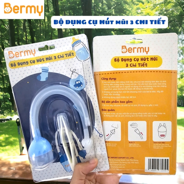 Hút mũi dây 3 món kèm nhíp
