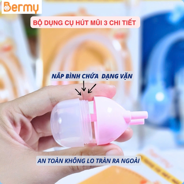 Hút mũi dây 3 món kèm nhíp