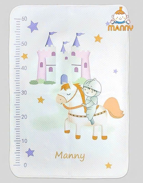 Lót tè chống thấm cổ tích 4D cotton cao cấp Manny 50x70cm (họa tiết cổ tích)