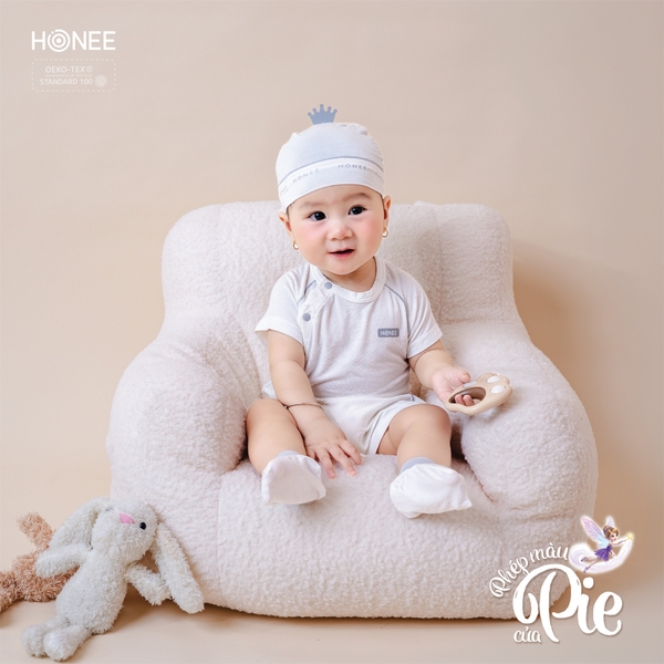 (C2.5) Bộ sơ sinh cài chéo bip bip Honee 6686