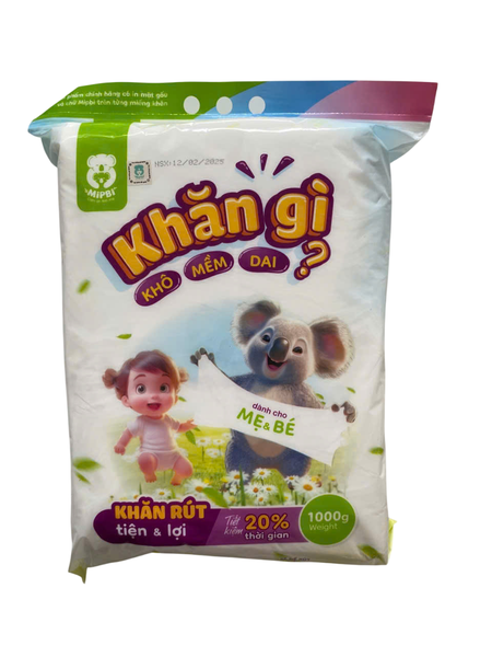 Khăn vải khô đa năng Mipbi 1000g