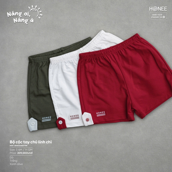 Bộ cộc tay chú lình chì 7799 Honee