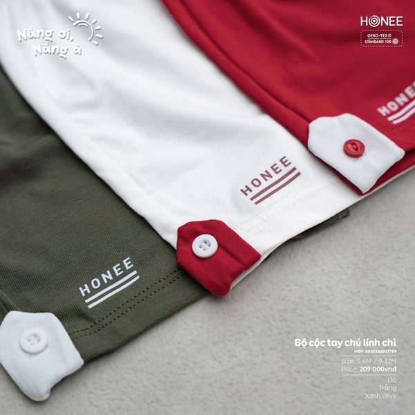 Bộ cộc tay chú lình chì 7799 Honee