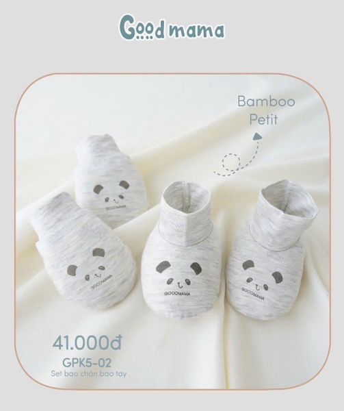 Set bao tay chân cho trẻ sơ sinh GPK5-02 GoodMama